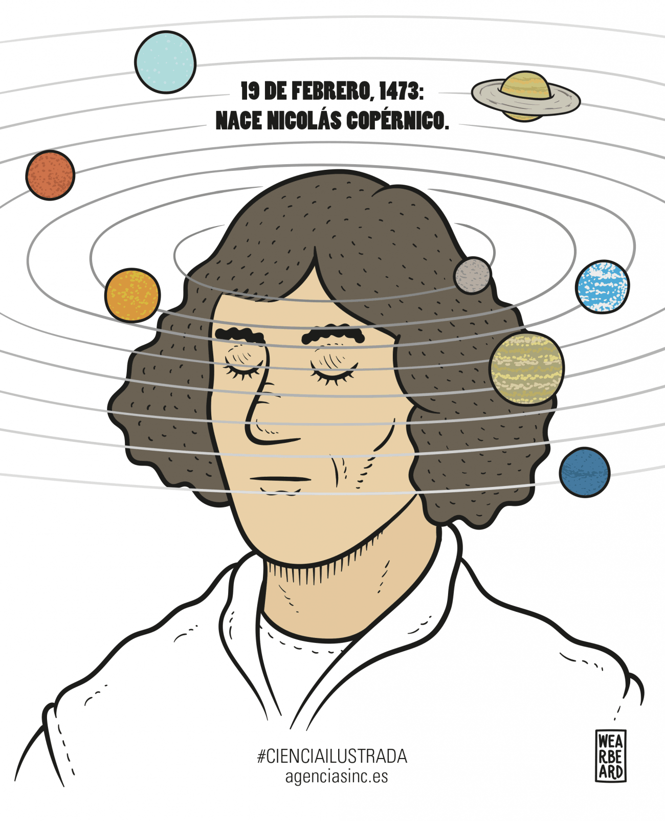 Nicolás Copérnico nació el 19 de febrero de 1473