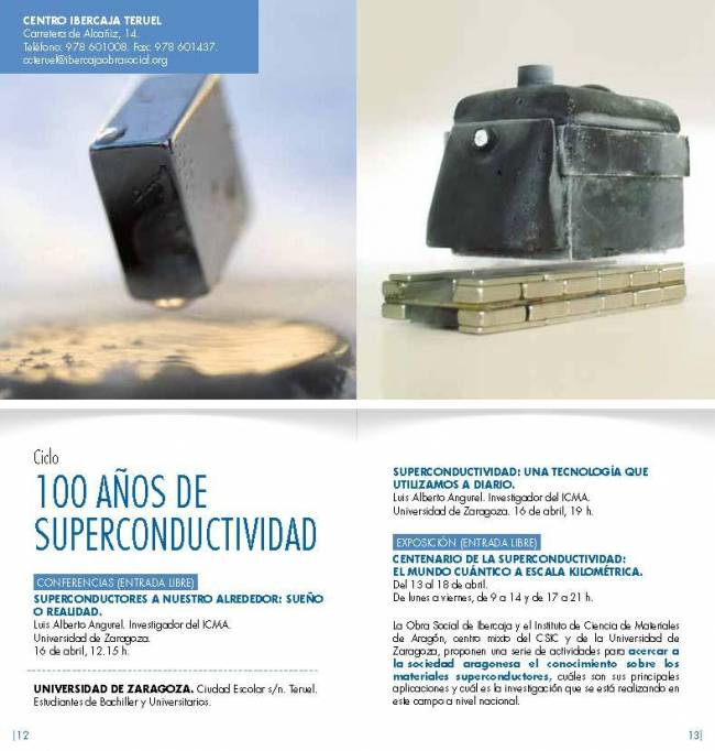 100 años de superconductividad en Teruel