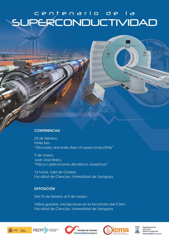 Cartel del centenario de la superconductividad