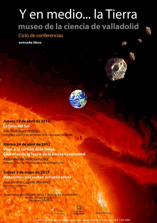 cartel ciclo de conferencias 'Y en medio... la Tierra'