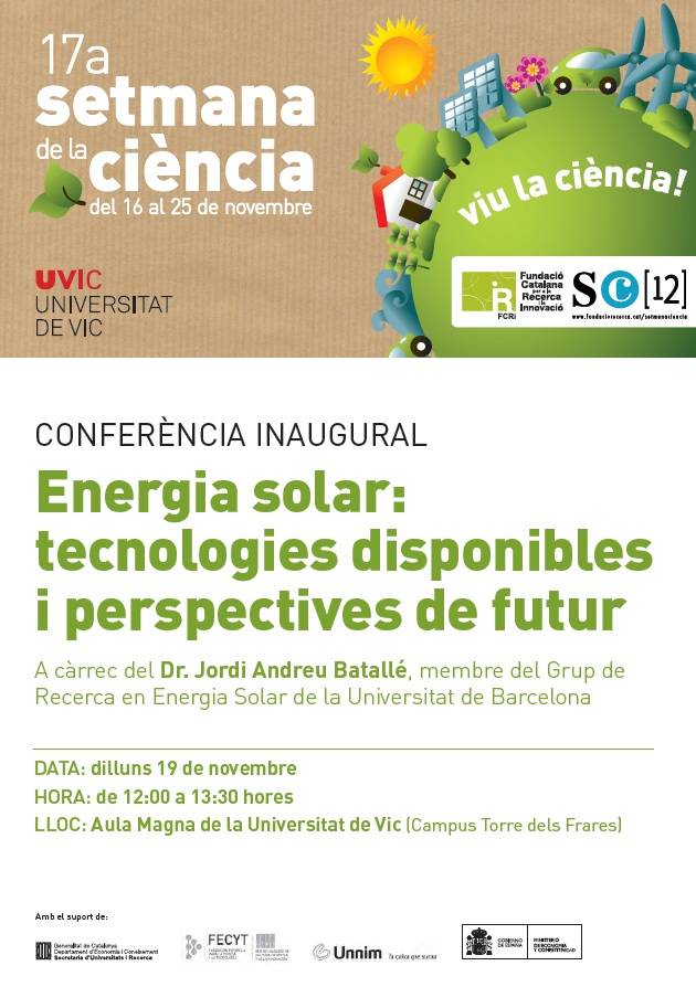 Energia solar: tecnologías disponibles y perspectivas de futuro