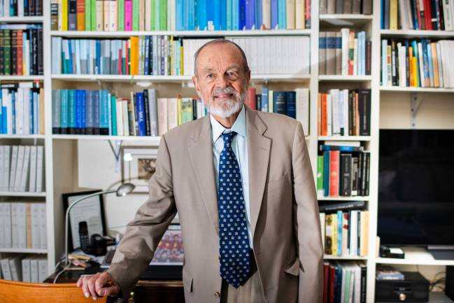 El filósofo Philip Kitcher, galardonado con el Premio Fronteras del Conocimiento Humanidades. / Fundación BBVA