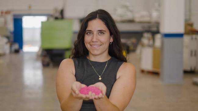 Patricia Aymà, bioplastico