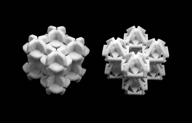 Imagen del cambio de propiedades en los metamateriales