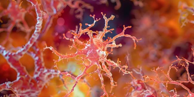 Con forma de estrella (a lo que deben su nombre), los astrocitos son el tipo de células más abundantes en el cerebro