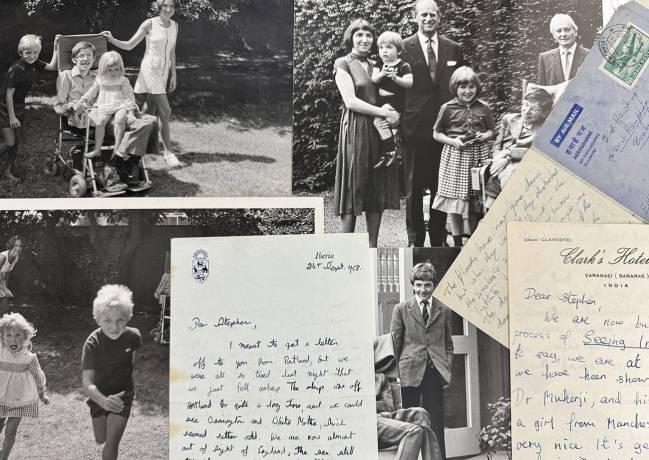 Fotos familiares y cartas del Archivo Hawking 