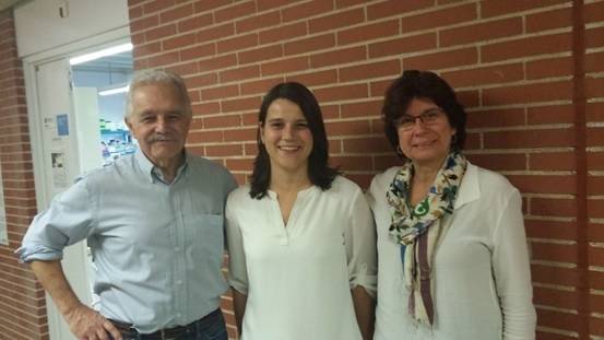 Daniel Grinberg, Marta Gómez-Grau y Lluïsa Vilageliu, miembros del Grupo de Investigación en Genética Molecular Humana de la Universidad de Barcelona.