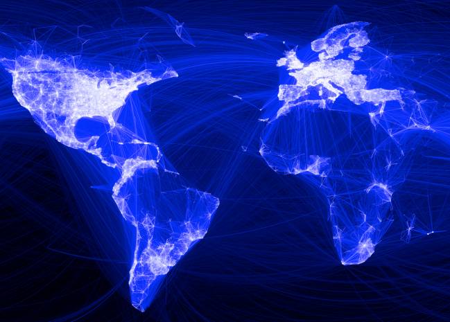 Mapa de las interconexiones de Facebook. / Paul Butler