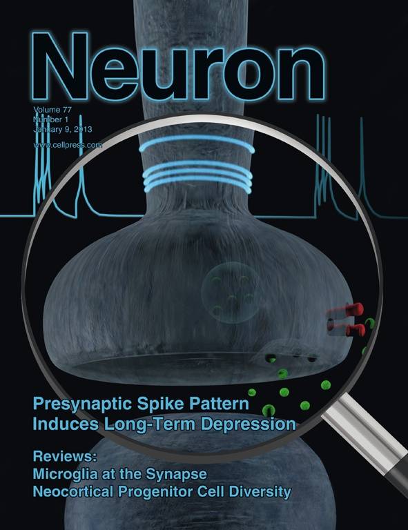 Portada de la revista Neuron