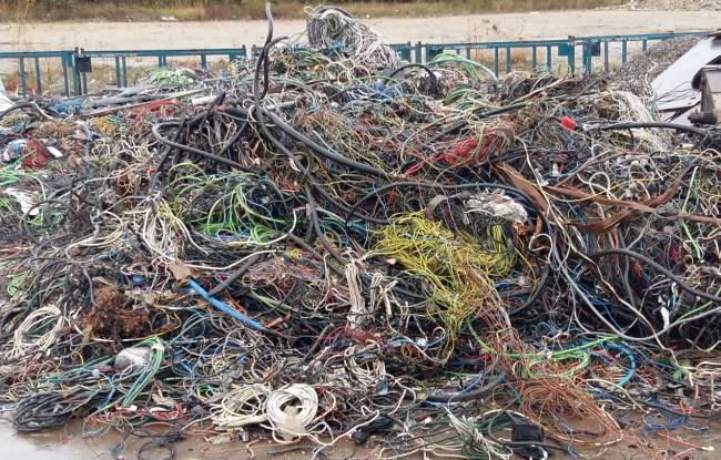 Residuos de cables