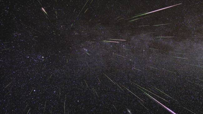 Ráfaga de meteoros de las Perseidas