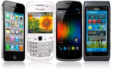 Imagen de teléfonos móviles