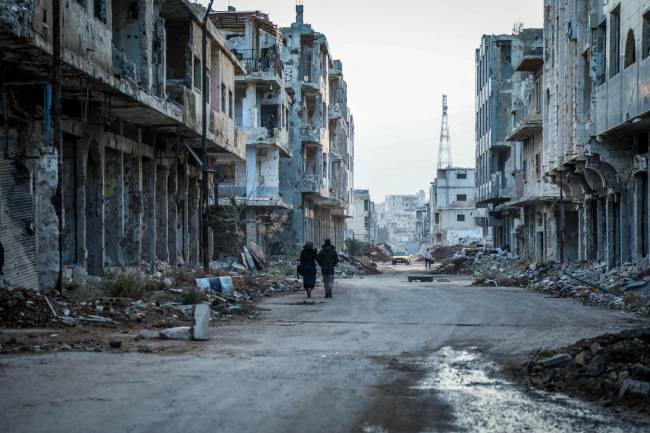 ciudad en guerra
