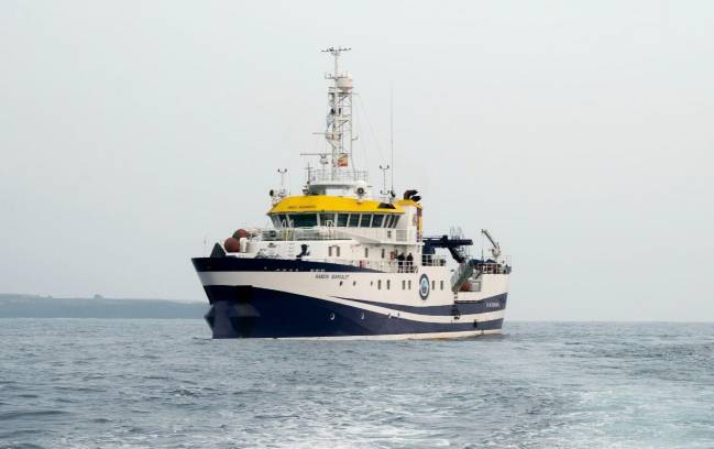Este barco científico cuenta con una eslora de 46 metros