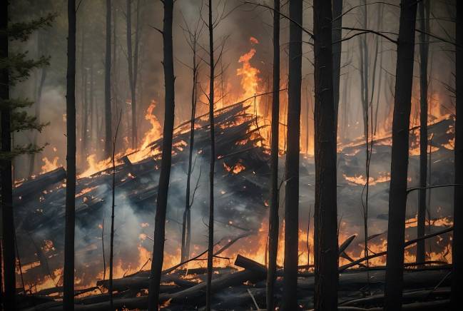 Incendio forestal