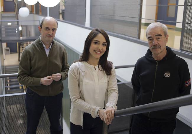 De izquierda a derecha, Manuel Sánchez de Miguel, Florencia Barreto y Enrique Arranz.