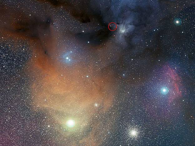 a región de formación estelar Rho Ophiuchi