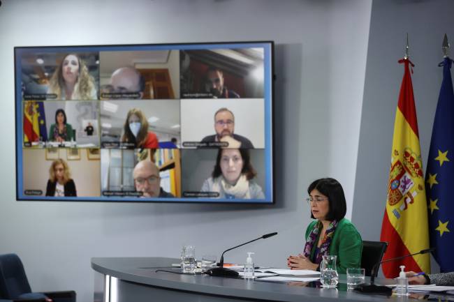 rueda de prensa Carolina Darias sanidad