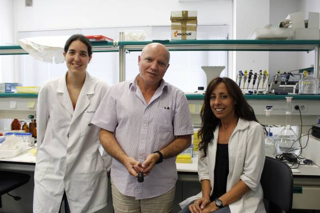 Cristina Allely, Antonio Gallardo y Ana Prado 