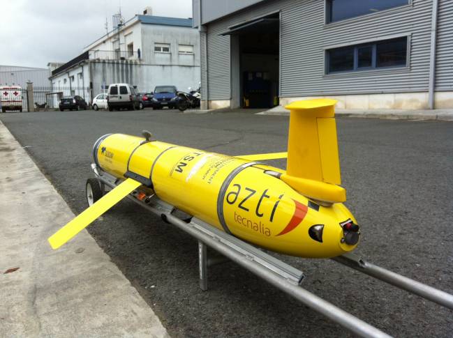 Planeador submarino utilizado en la campaña