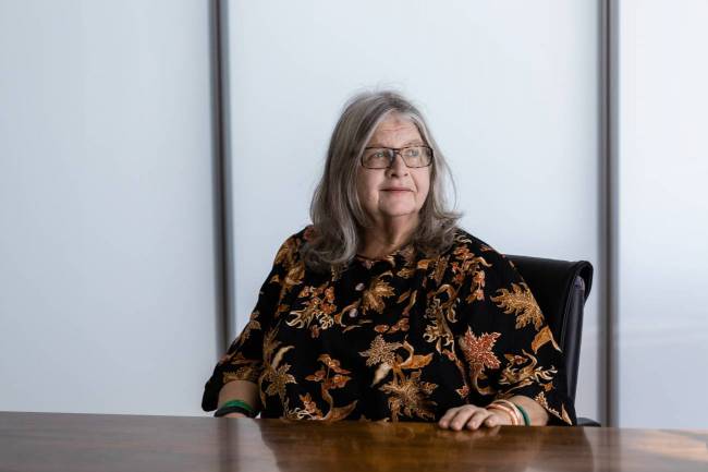 Biruté Galdikas en una entrevista con Eva Rodríguez SINC