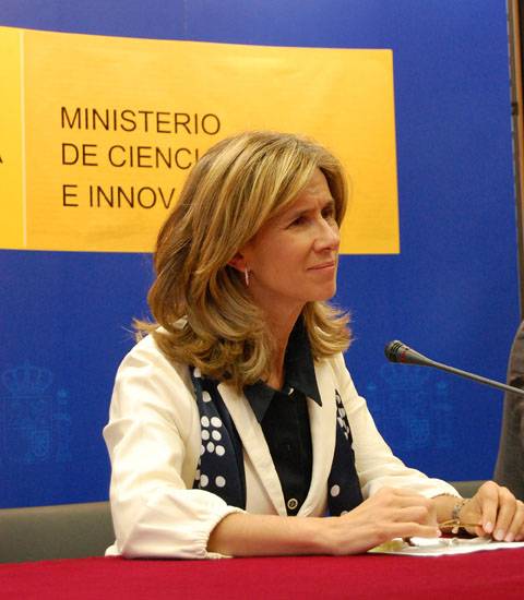 La ministra Cristina Garmendia. Foto: SINC.