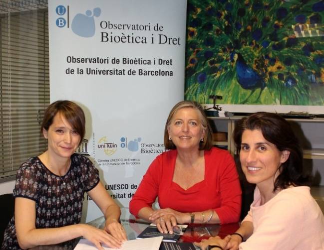 De izquierda a derecha, las expertas Blanca Bórquez, María Casado e Itziar de Lecuona.