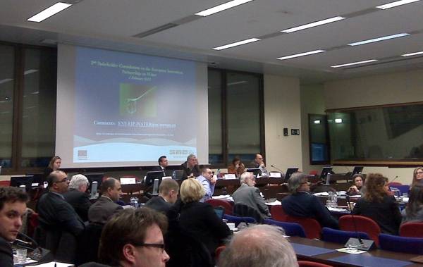 Momento de la reunión en Bruselas