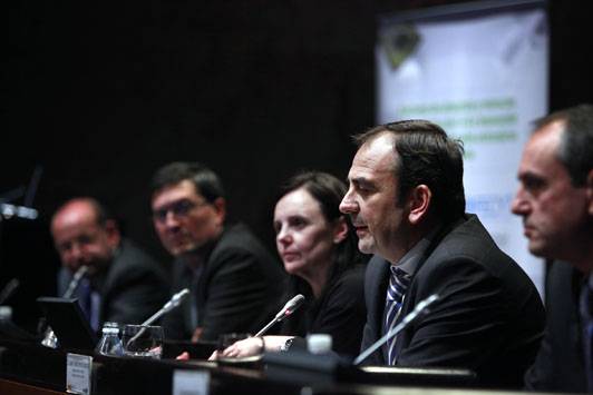 Lourdes Arana y Juan Tomás Hernani. Imagen: FECYT.