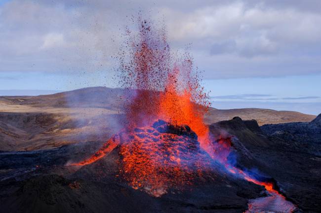 La erupción de Fagradalsfjall en 2021