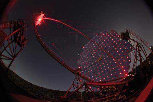 Imagen del telescopio MAGIC