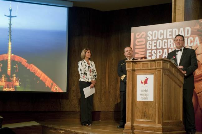 Ceremonia de entrega de premios de la SGE, Malaspina2010.