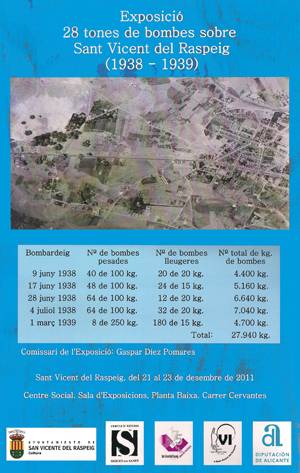 Portada Sant Vicent del Raspeig bombardeado (1938 – 1939). Atlas fotográfico. Imagen:UA