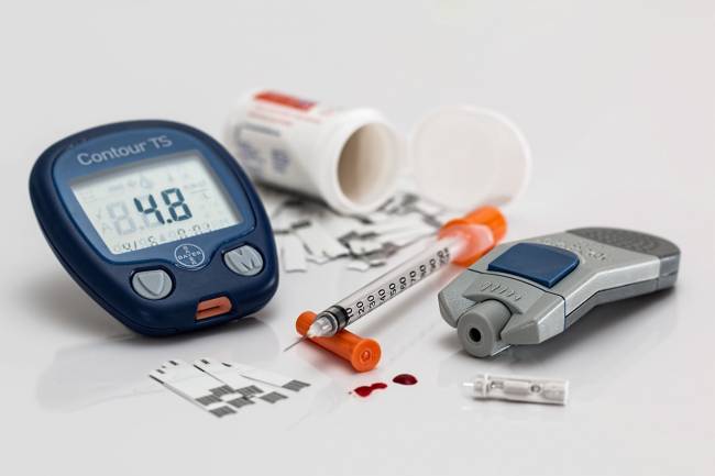 kit para una persona diabética