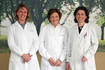 Las autoras de la publicación, profesoras de la Universidad de Navarra