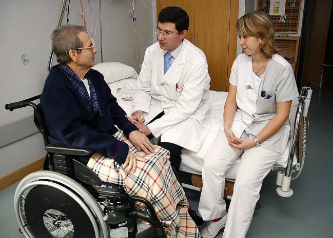 Un enfermo de cáncer. / EFE 