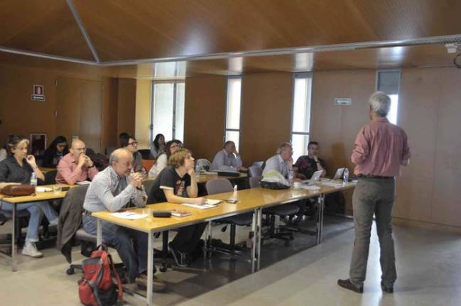 Una de las sesiones del workshop