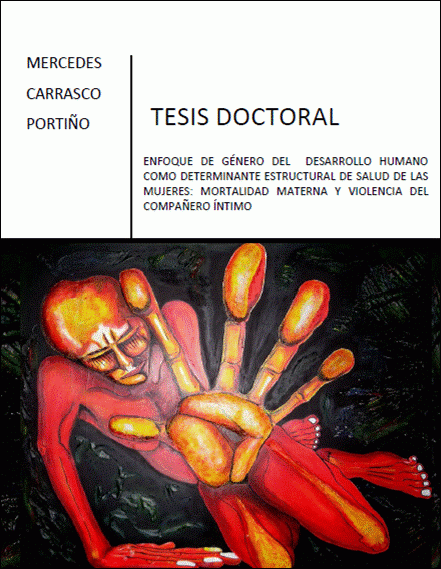 Portada de la tesis presentada recientemente en la Universidad de Alicante