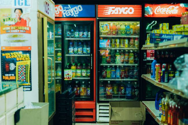 tienda con bebidas