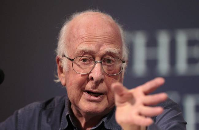 El físico británico Peter Higgs