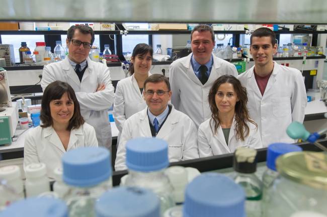 Investigadores en el laboratorio