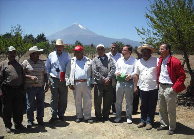 Uno de los equipos de trabajo en uno de los territorios de México en donde se implementa el modelo