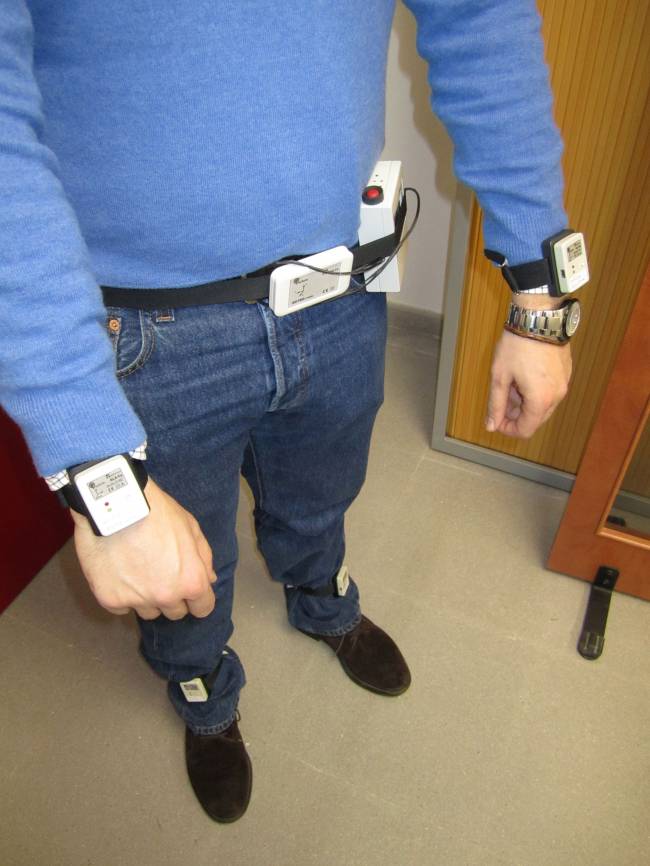 Imagen del prototipo de la red de sensores utilizados durante las pruebas del proyecto PERFORM