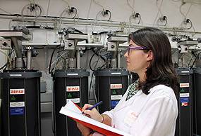 Técnico en planta piloto biogás de AINIA
