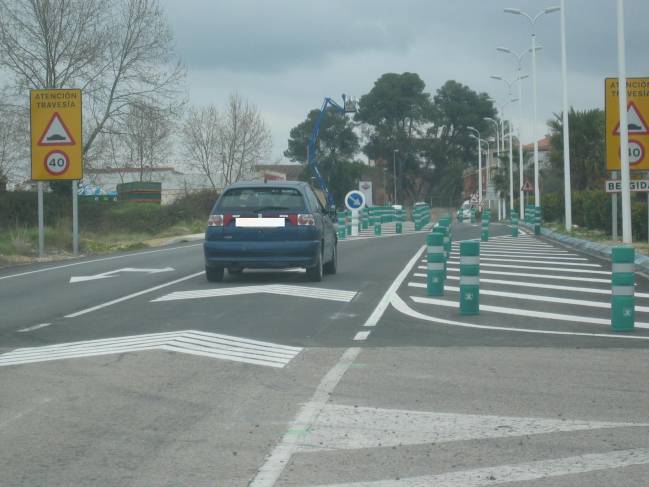 Travesía de Bélgida (Valencia) donde se está llevando a cabo el estudio