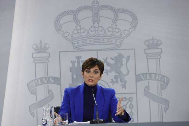 La portavoz del Gobierno y ministra de Política Territorial, Isabel Rodríguez