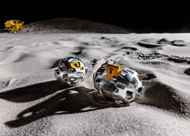 diminuto rover transformable operar de forma autónoma en la Luna
