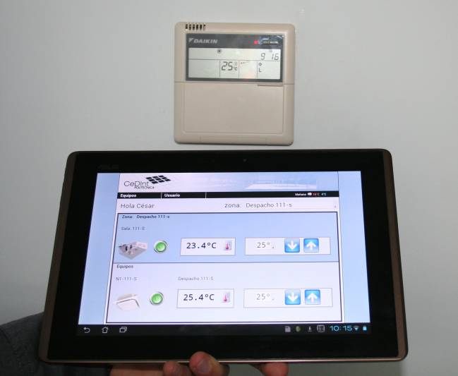 Sistema de control de la climatización para los edificios de oficinas