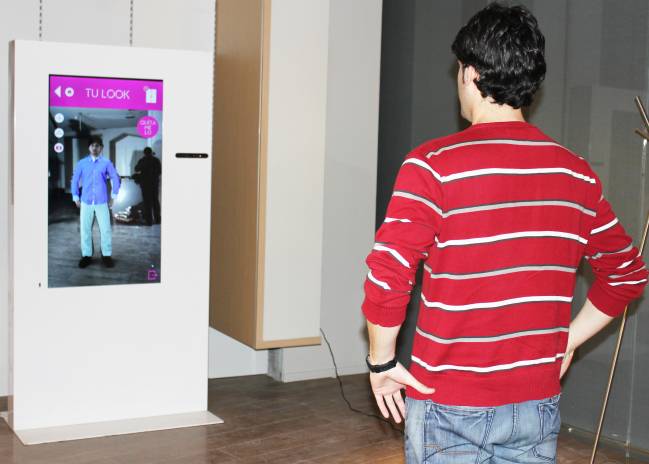 Probador virtual desarrollado por la spin-off de la UAB AITech
