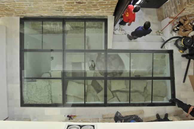 Restos arqueológicos de las Carnicerías Reales en Porcuna.